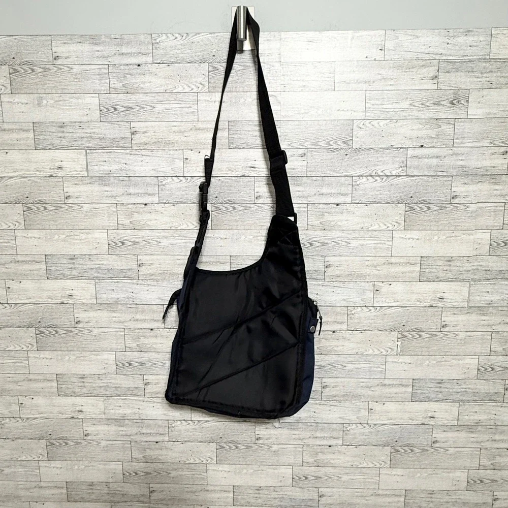 Pine Creek Navy Blue Crossbody Shoulder‎ Bag Adjustable Strap Multiple Pockets